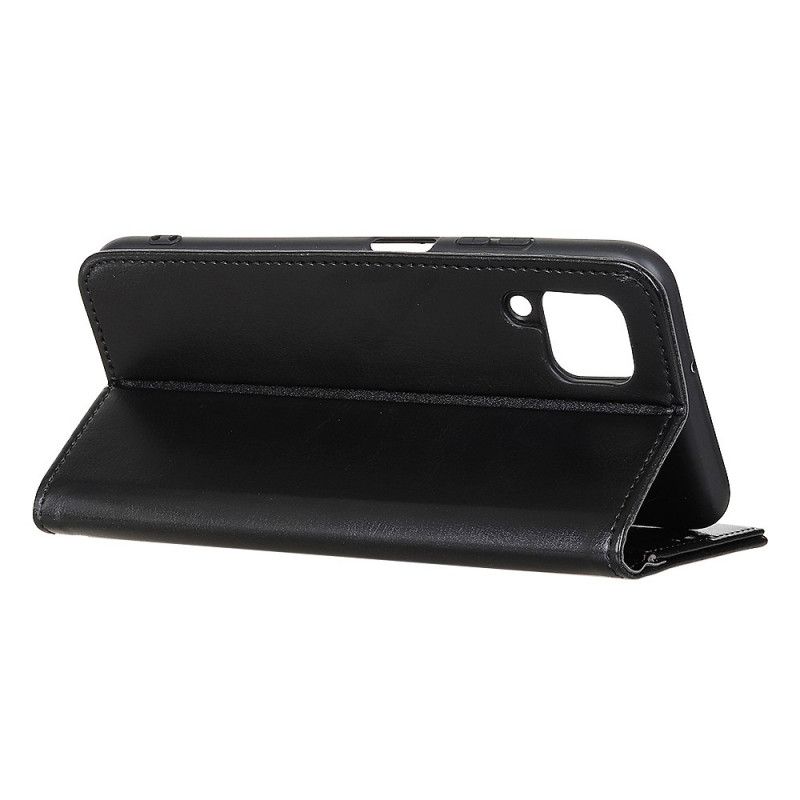 Etui Folio Samsung Galaxy A42 5G Biały Czarny Lodowata Finezja Etui Ochronne