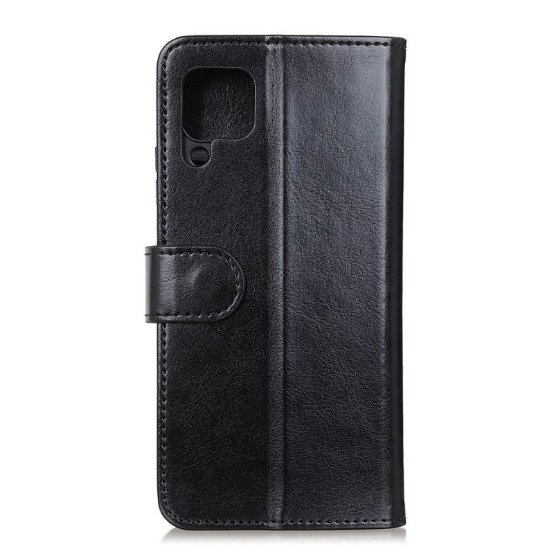 Etui Folio Samsung Galaxy A42 5G Biały Czarny Lodowata Finezja Etui Ochronne