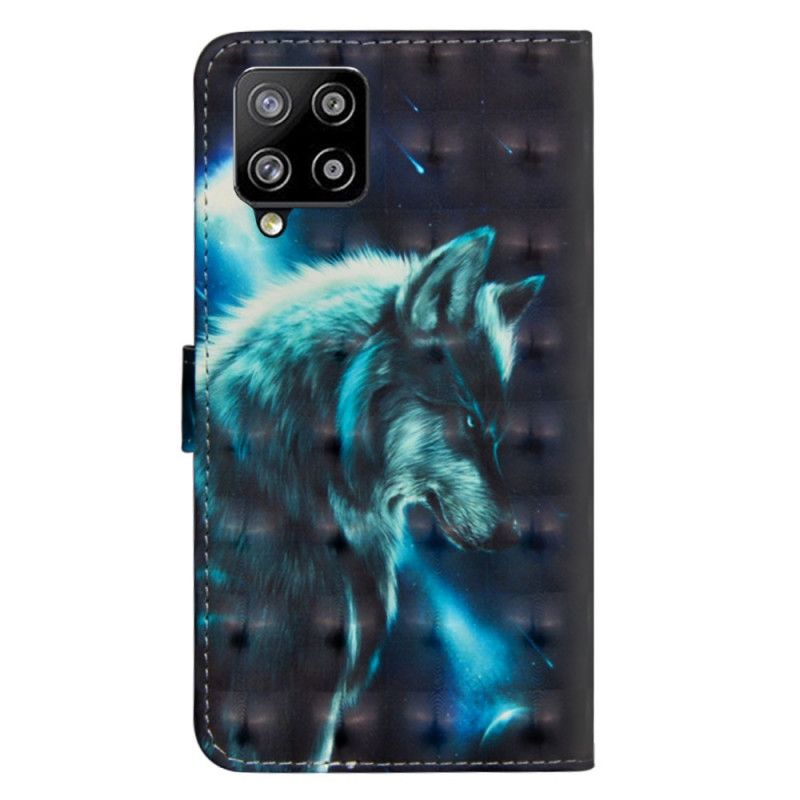 Etui Folio Samsung Galaxy A42 5G Majestatyczny Wilk