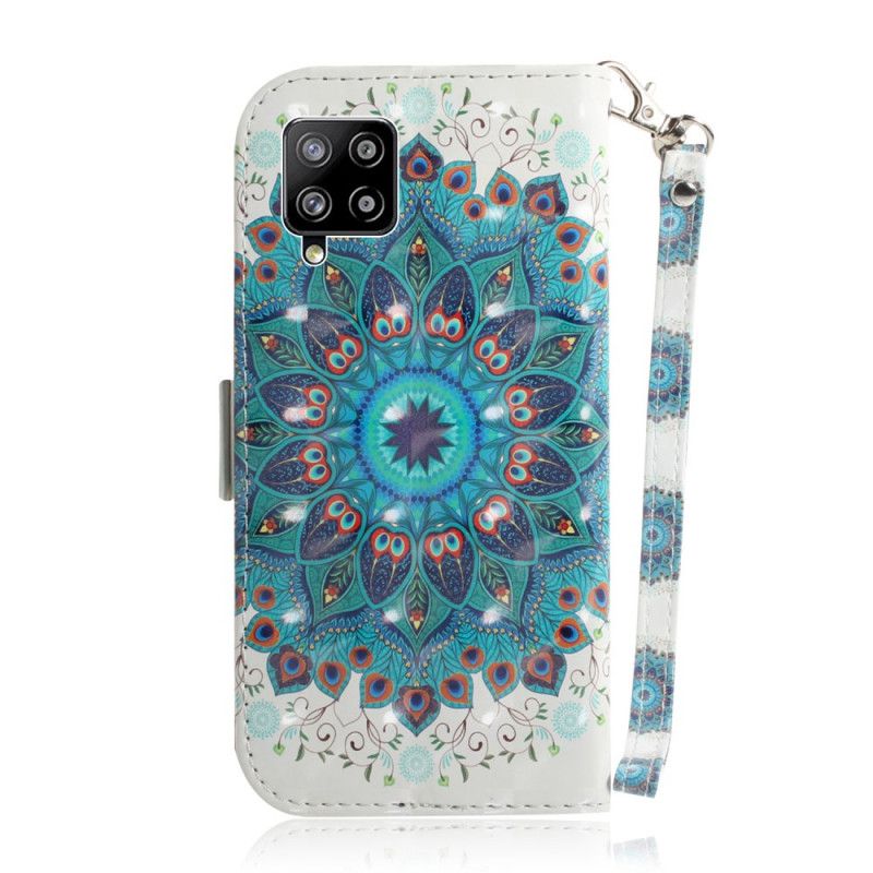 Etui Folio Samsung Galaxy A42 5G Mistrzowska Mandala Ze Stringami