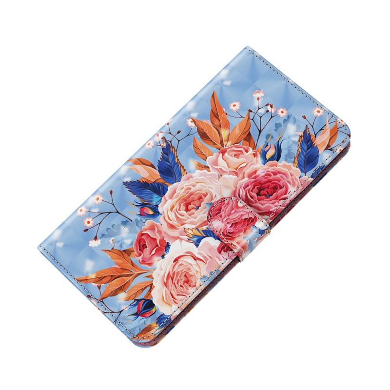 Etui Folio Samsung Galaxy A42 5G Romantyczny Punkt Świetlny Ze Stringami Etui Ochronne