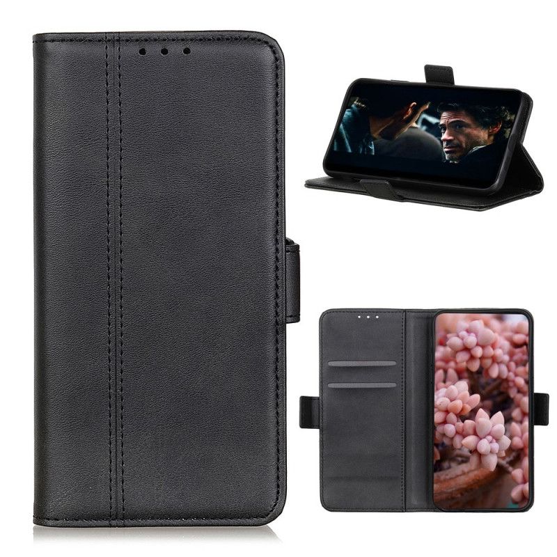 Etui Folio Samsung Galaxy A42 5G Subtelne Szwy Etui Ochronne