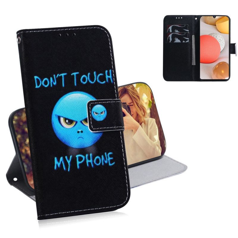 Etui Folio Samsung Galaxy A42 5G Telefon Emoji Etui Ochronne