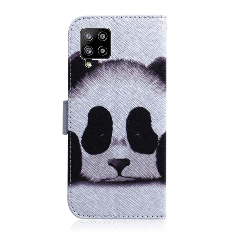 Etui Folio Samsung Galaxy A42 5G Twarz Pandy