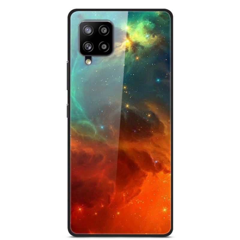 Etui Samsung Galaxy A42 5G Czerwone I Zielone Niebo Etui Ochronne