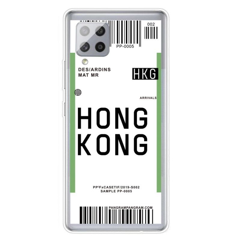 Etui Samsung Galaxy A42 5G Karta Pokładowa Do Hongkongu Etui Ochronne