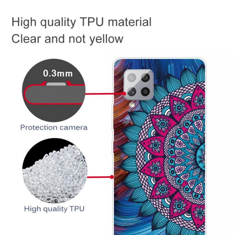 Etui Samsung Galaxy A42 5G Kolorowa Mandala