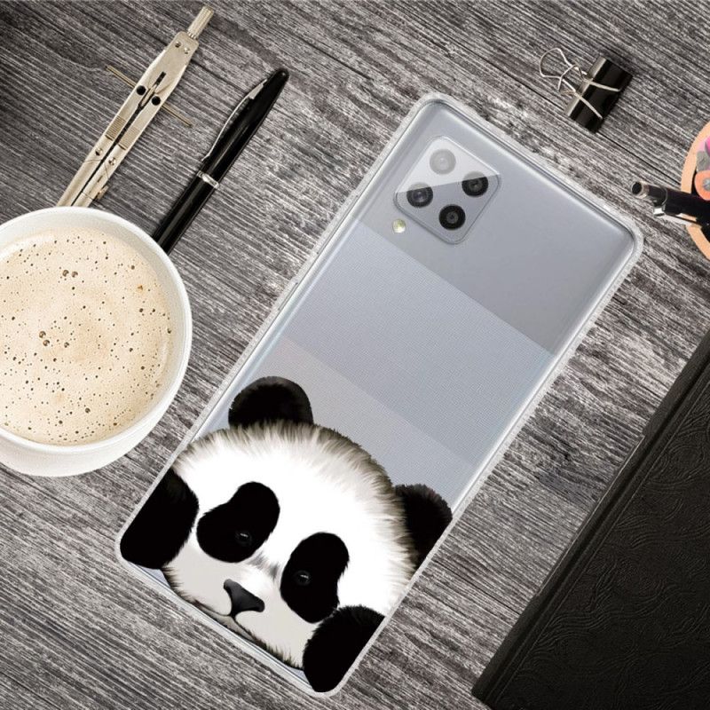 Etui Samsung Galaxy A42 5G Przezroczysta Panda Etui Ochronne