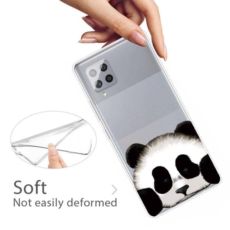 Etui Samsung Galaxy A42 5G Przezroczysta Panda Etui Ochronne