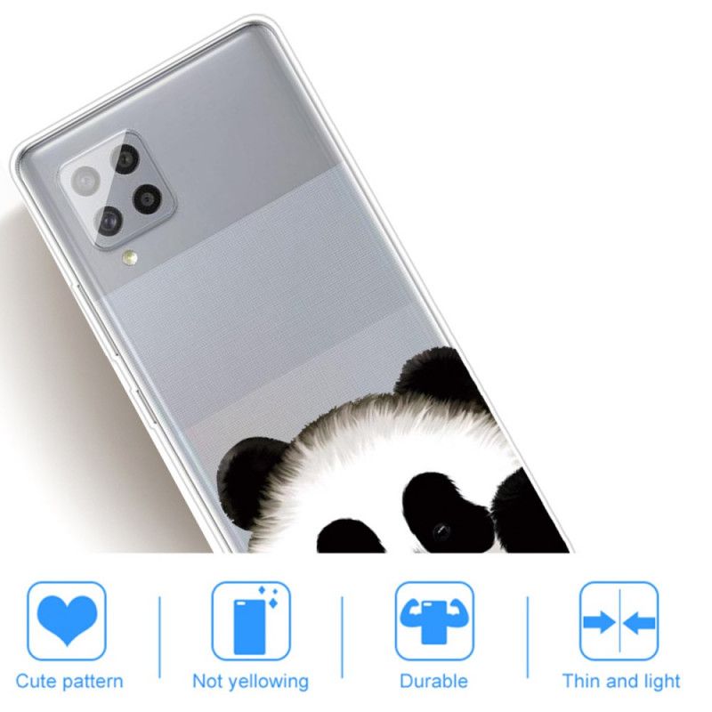 Etui Samsung Galaxy A42 5G Przezroczysta Panda Etui Ochronne