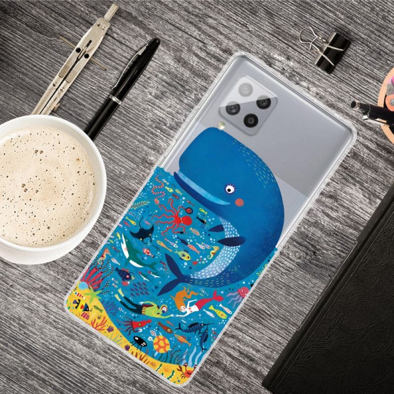 Etui Samsung Galaxy A42 5G Świat Morski