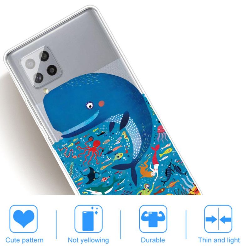 Etui Samsung Galaxy A42 5G Świat Morski