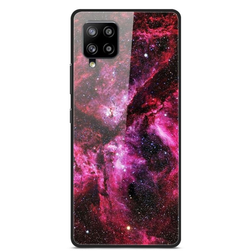 Etui Samsung Galaxy A42 5G Szkło Hartowane Wróżki Kwiatowe Etui Ochronne