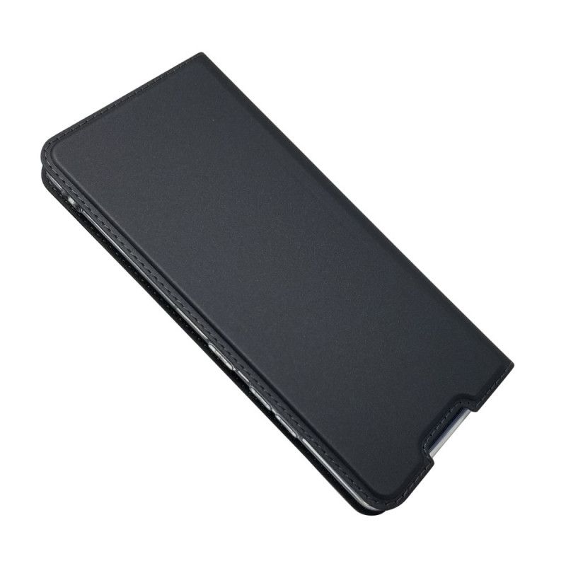 Flip Kotelot Samsung Galaxy A42 5G Złoty Czarny Magnetyczny Dux Ducis Etui Ochronne