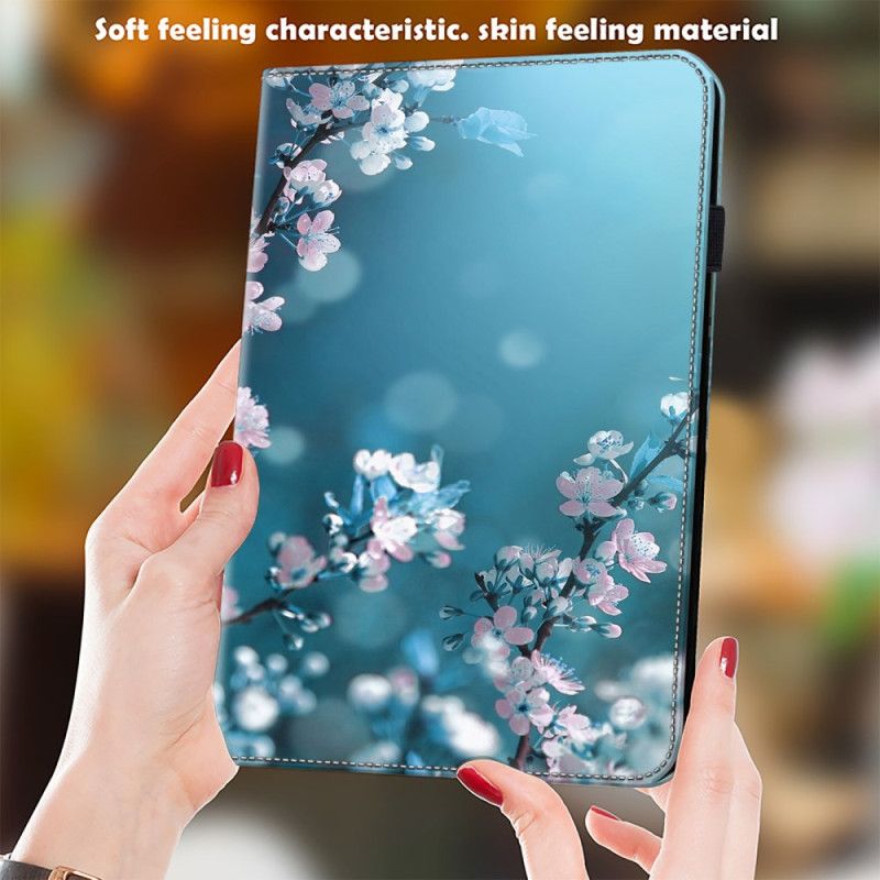 Etui Samsung Galaxy Tab S9 Kwiaty Śliwy