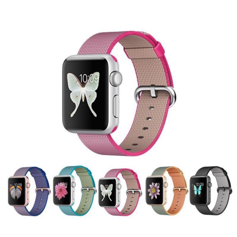 42 Mm Tkany Nylonowy Pasek Do Zegarka Apple