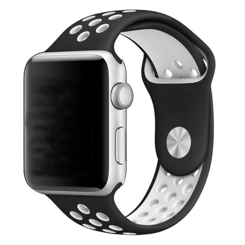 Pasek Do Zegarka Apple 44/42 Mm Dwukolorowy Wentylowany Silikon