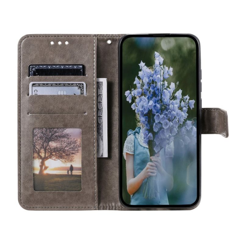 Etui Folio Google Pixel 8 Pro Mandala Z Paskiem Etui Ochronne