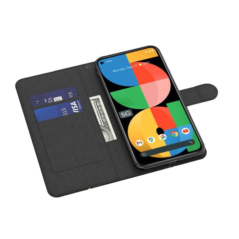 Etui Folio Google Pixel 8 Pro Model Marmurkowy Z Paskiem