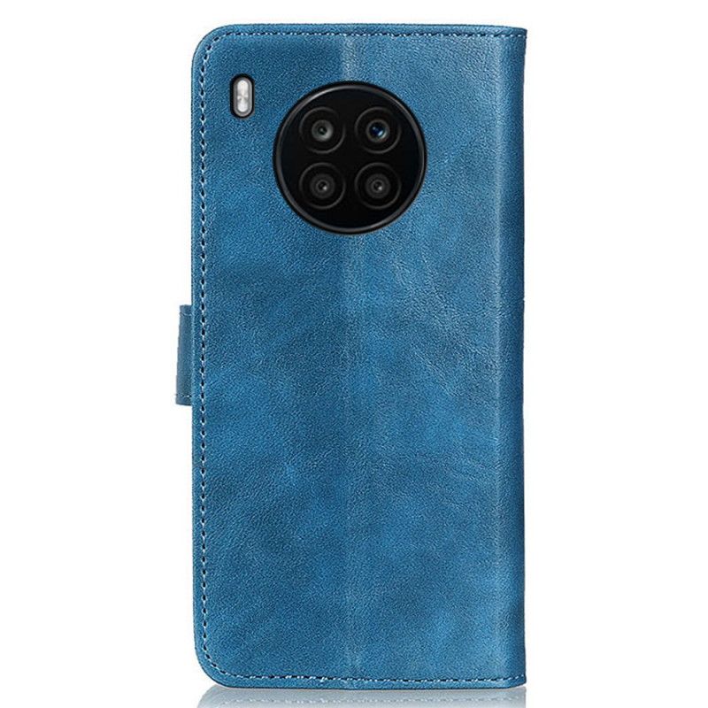 Etui Folio Do Huawei Nova 8i / Honor 50 Lite Efekt Skóry Bizona