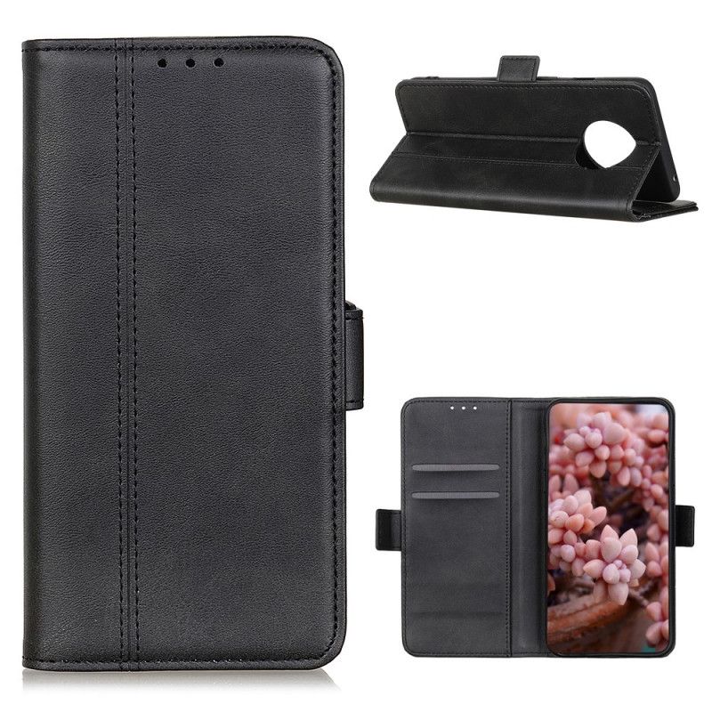 Etui Folio Huawei Mate 40 Pro Czarny Subtelne Szwy