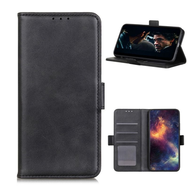 Etui Folio Huawei Mate 40 Pro Czerwony Czarny Podwójna Klapa