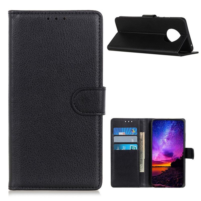 Etui Folio Huawei Mate 40 Pro Czerwony Czarny Tradycja Ze Skóry Liczi