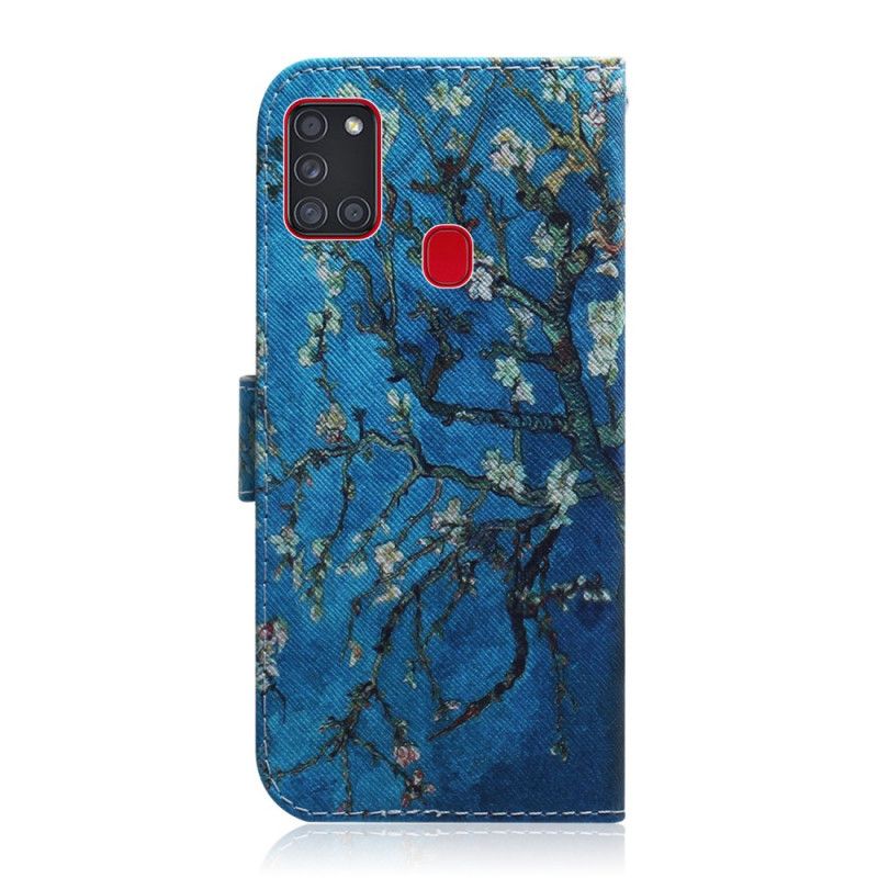 Etui Folio Samsung Galaxy A21s Kwitnąca Gałąź