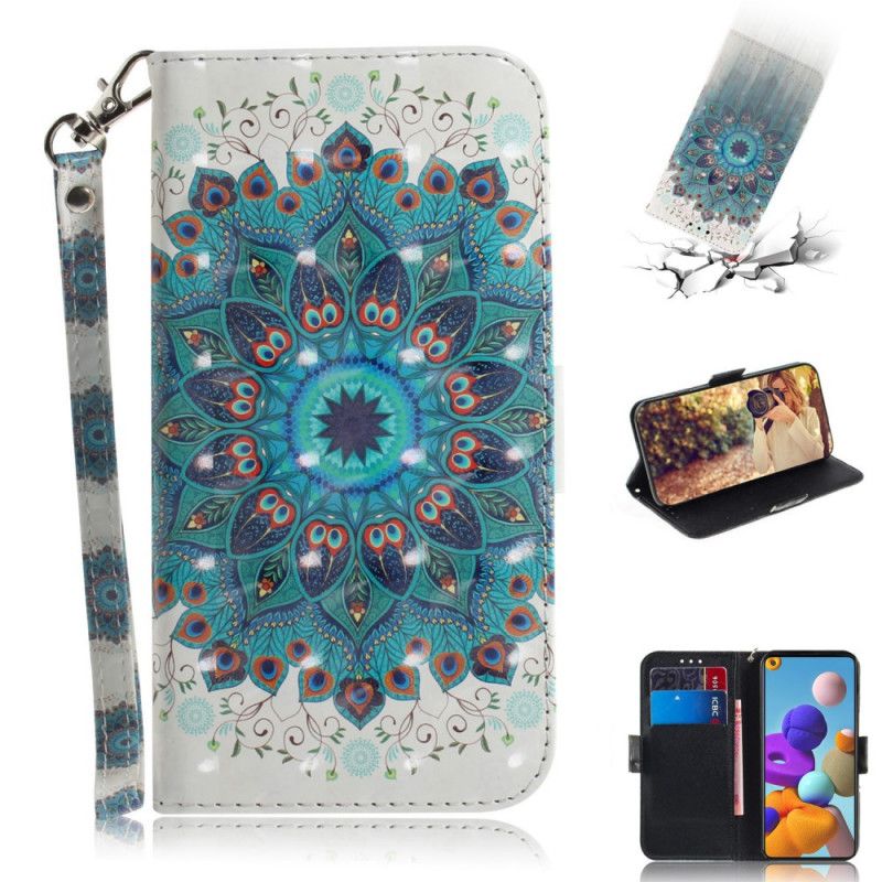 Etui Folio Samsung Galaxy A21s Mistrzowska Mandala Ze Stringami