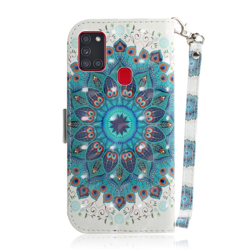 Etui Folio Samsung Galaxy A21s Mistrzowska Mandala Ze Stringami