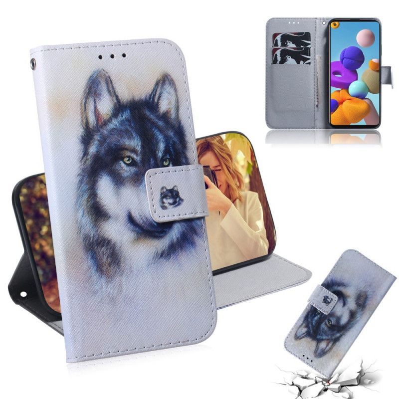 Etui Folio Samsung Galaxy A21s Psie Spojrzenie Etui Ochronne