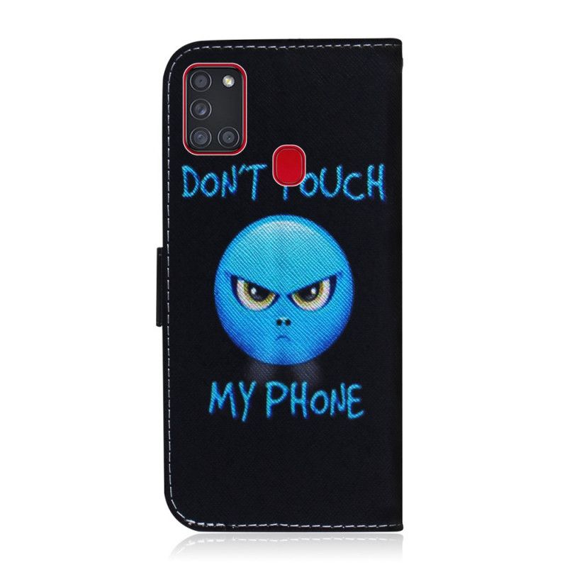 Etui Folio Samsung Galaxy A21s Telefon Z Emoji Etui Ochronne