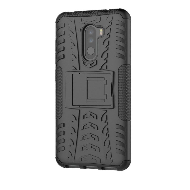 Etui Xiaomi Pocophone F1 Biały Czarny Ultra Odporny