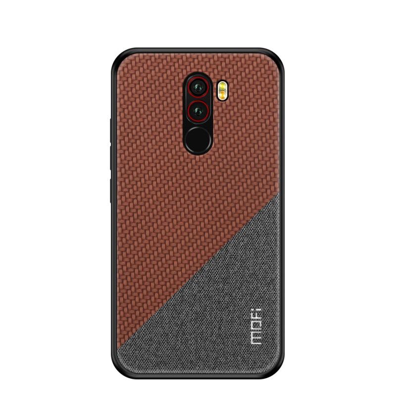 Etui Xiaomi Pocophone F1 Brązowy Magenta Seria Mofi Honor Etui Ochronne