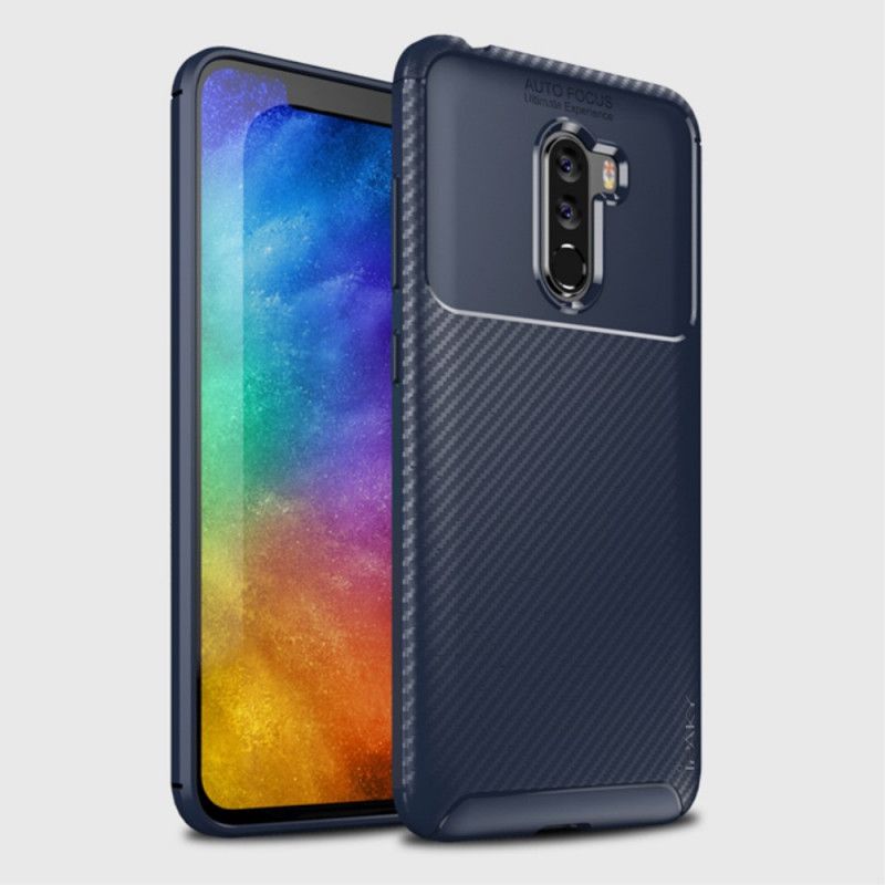 Etui Xiaomi Pocophone F1 Granatowy Czarny Antypoślizgowy Ipaky