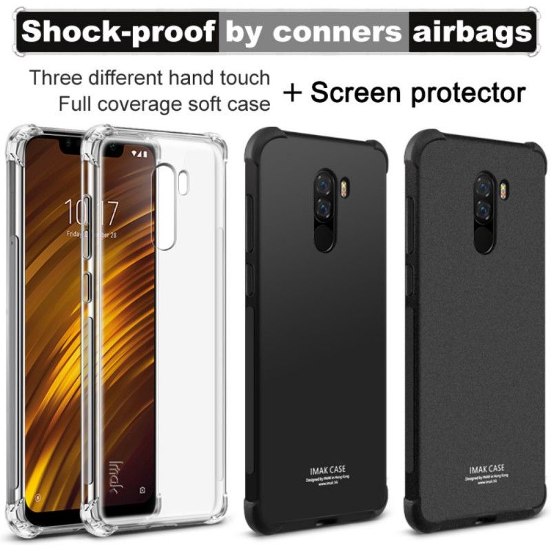 Etui Xiaomi Pocophone F1 Przezroczysty Imak Jedwabisty