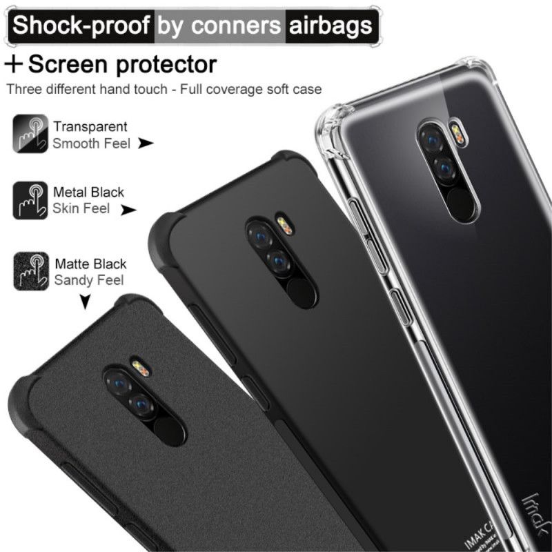 Etui Xiaomi Pocophone F1 Przezroczysty Imak Jedwabisty