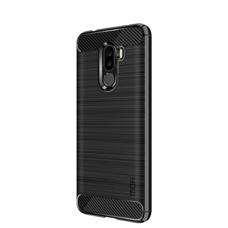 Etui Xiaomi Pocophone F1 Szary Czarny Mofi Szczotkowane Włókno Węglowe