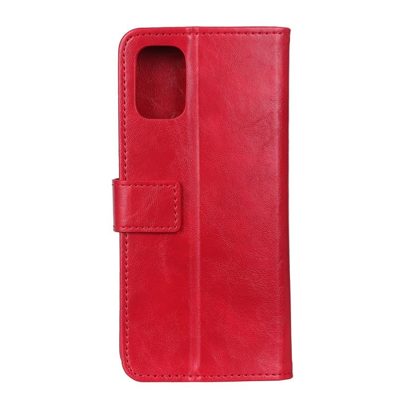 Etui Folio Xiaomi Mi 10 Lite Jasnoniebieski Czerwony Elegancja Skórzana Khazneh Etui Ochronne