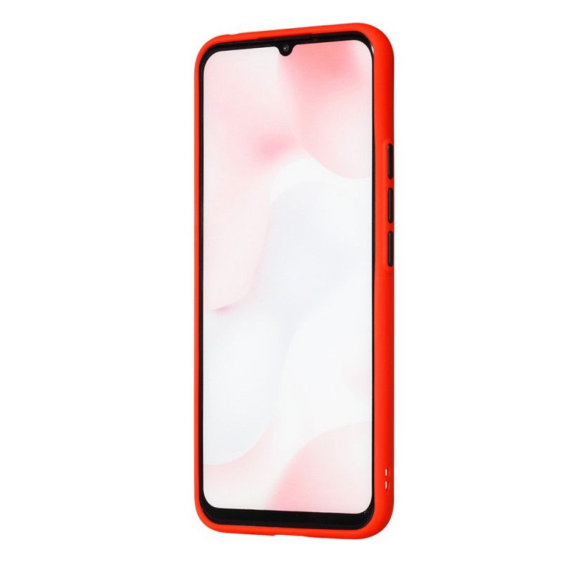 Etui Xiaomi Mi 10 Lite Biały Czarny Matowa Hybryda