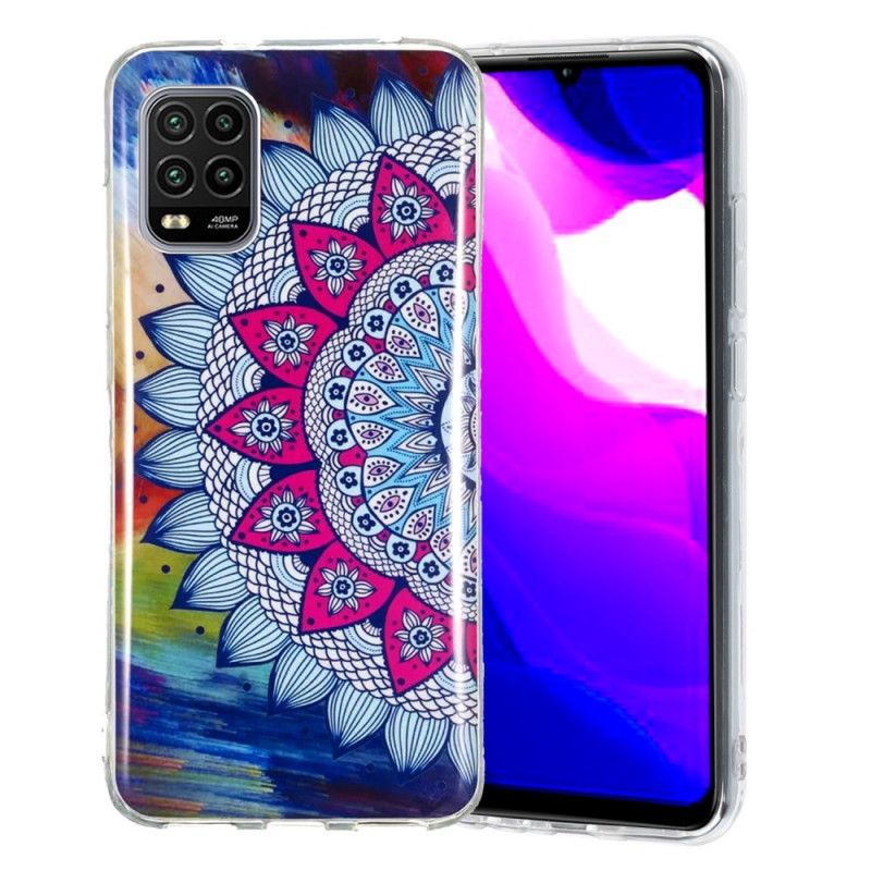 Etui Xiaomi Mi 10 Lite Mandala W Kolorze Fluorescencyjnym