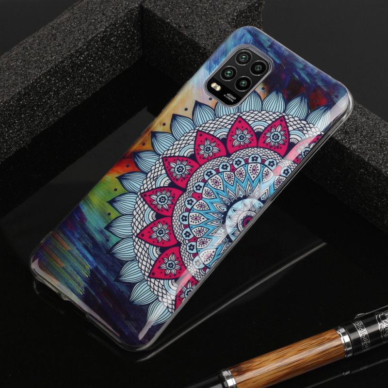 Etui Xiaomi Mi 10 Lite Mandala W Kolorze Fluorescencyjnym