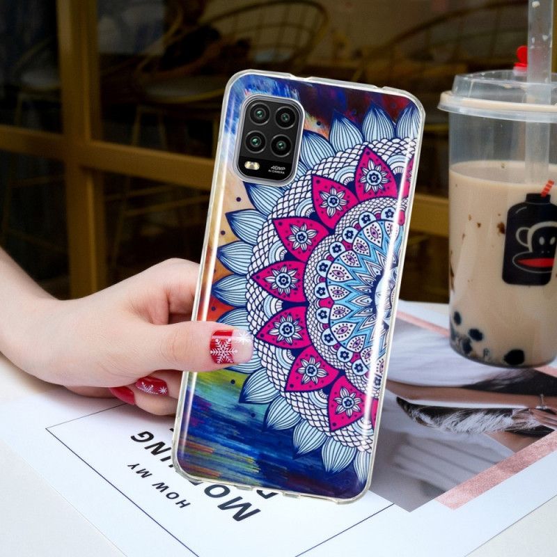 Etui Xiaomi Mi 10 Lite Mandala W Kolorze Fluorescencyjnym