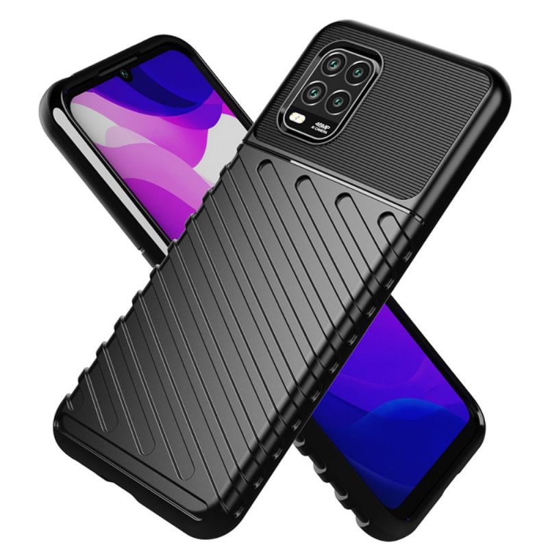 Etui Xiaomi Mi 10 Lite Zielony Czarny Seria Grzmotów Etui Ochronne