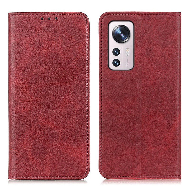 Etui Na Telefon do Xiaomi 12 / 12X Etui Folio Elegancka Dwoina Skórzana