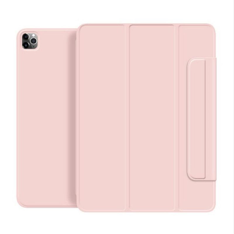 Etui Folio iPad Pro 12.9" (2018) (2020) Różowy Czarny Sztuczna Skóra Nappa Etui Ochronne