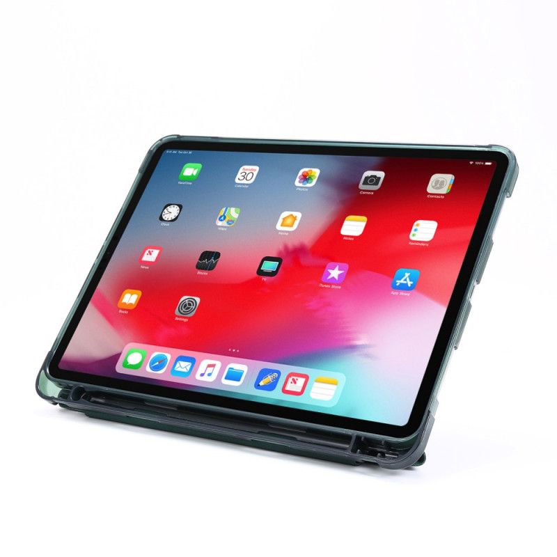 Inteligentna Obudowa iPad Pro 12.9" (2018) (2020) Różowy Czarny Odkształcalna Osłona