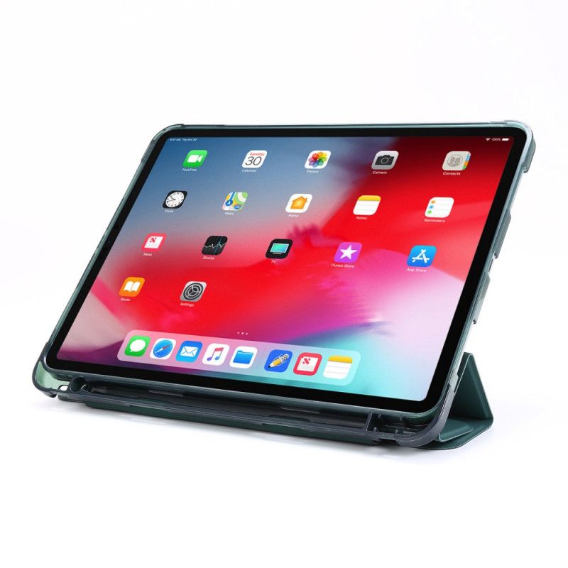 Inteligentna Obudowa iPad Pro 12.9" (2018) (2020) Różowy Czarny Odkształcalna Osłona