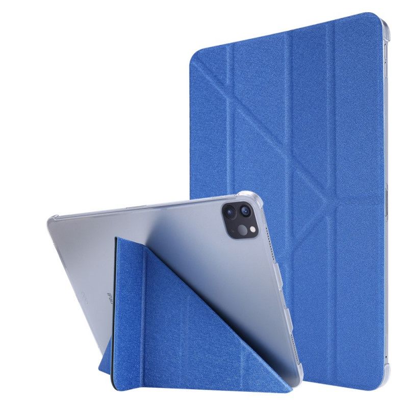 Inteligentne Etui iPad Pro 12.9" (2018) (2020) Biały Czarny Ze Sztucznej Skóry Origami