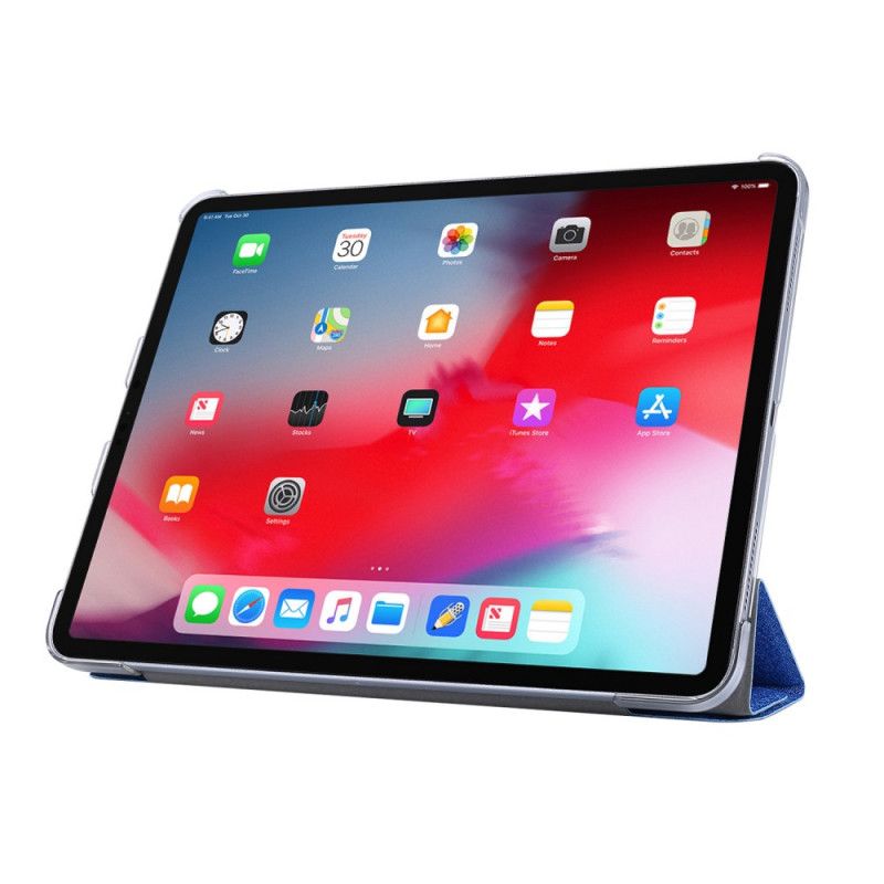 Inteligentne Etui iPad Pro 12.9" (2018) (2020) Biały Czarny Ze Sztucznej Skóry Origami